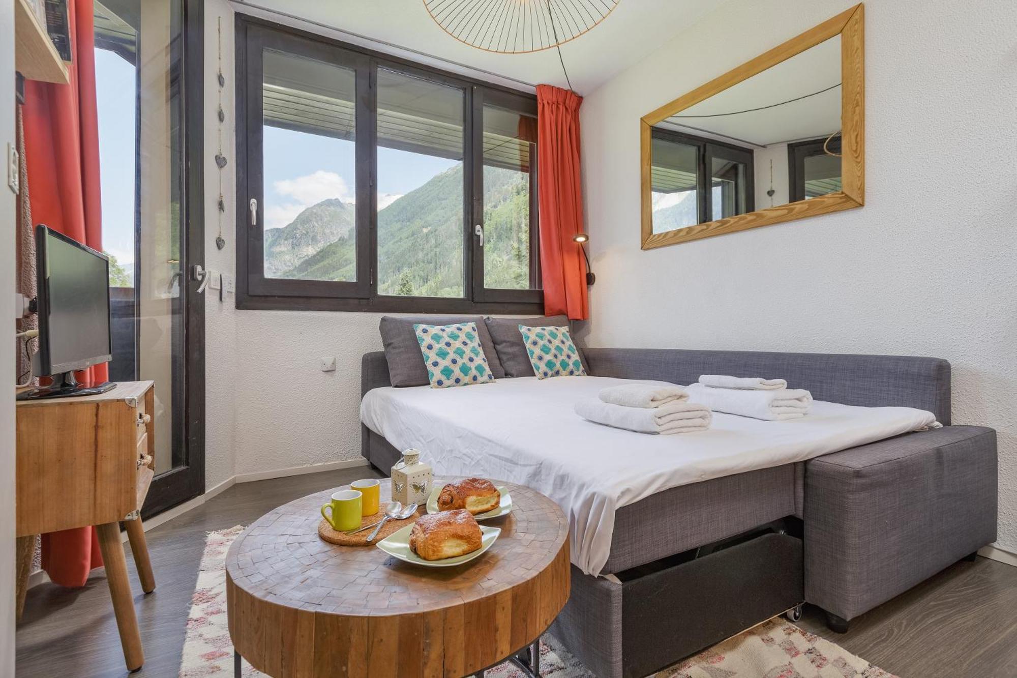 Chamonix Sud - Chamois Blanc 512 - Happy Rentals Екстер'єр фото
