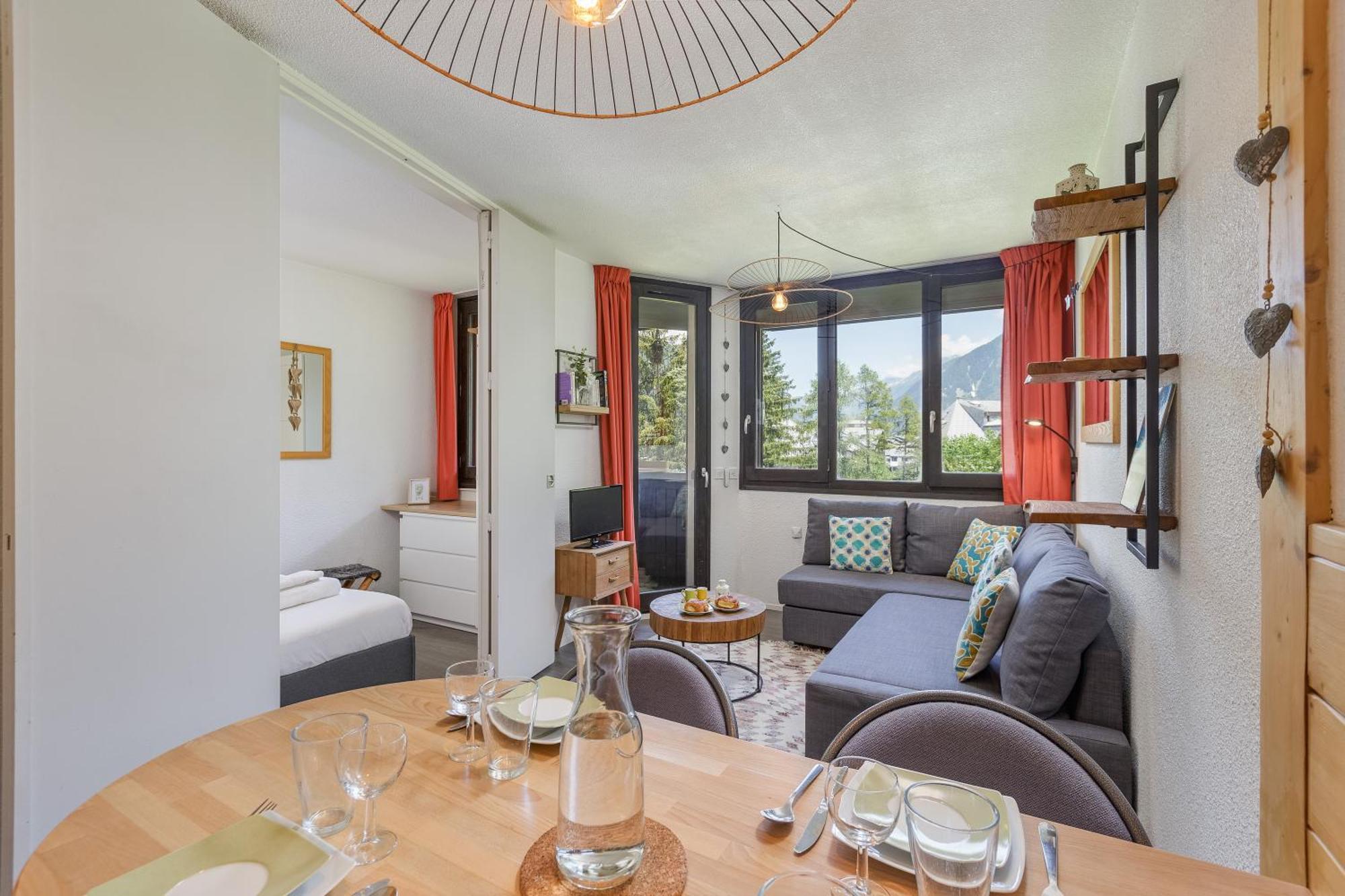 Chamonix Sud - Chamois Blanc 512 - Happy Rentals Екстер'єр фото